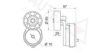 AUTEX 601581 Tensioner Lever, v-ribbed belt
